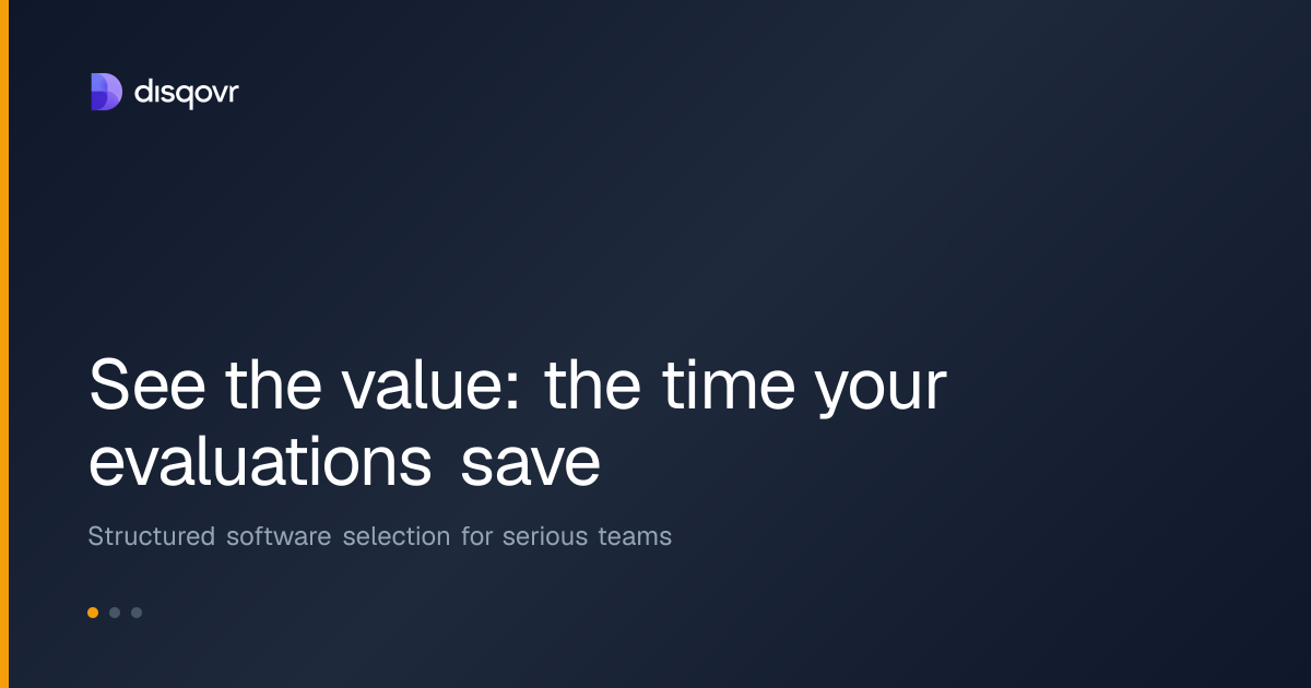 See the value: the time your evaluations save